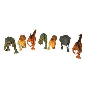 7 Boley Animal Figures Prehistoric Allosaurus Dinosaurs Jungle Tigers Elephant